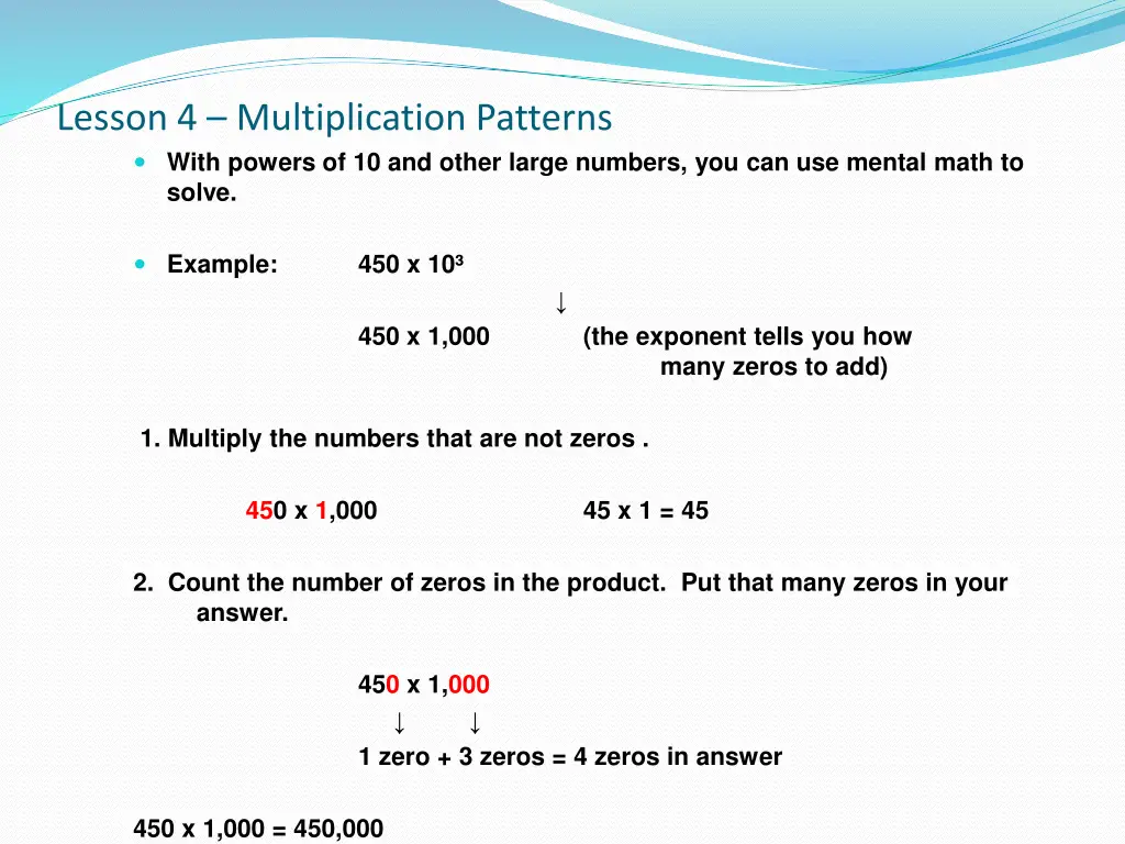 lesson 4 multiplication patterns with powers