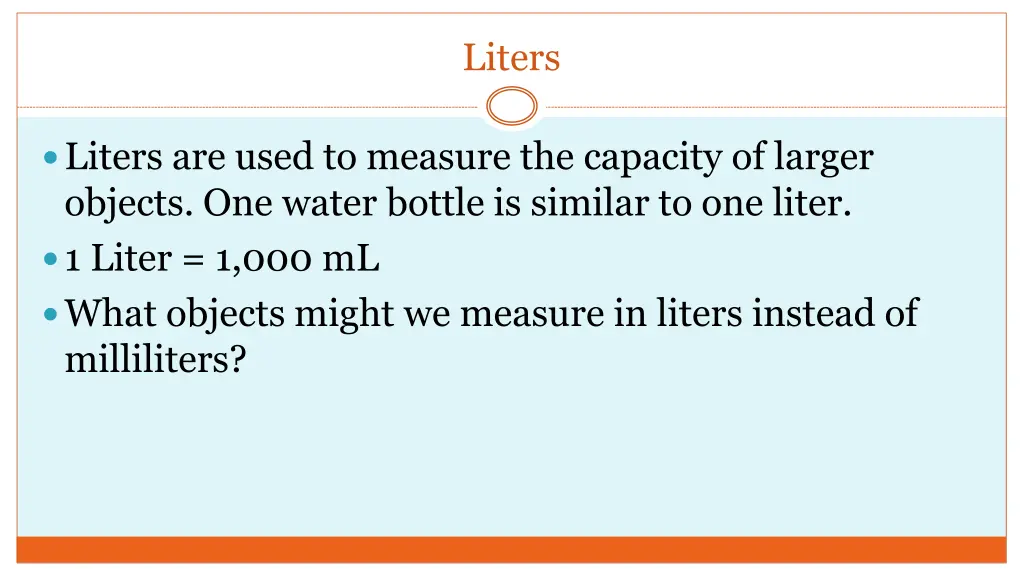 liters