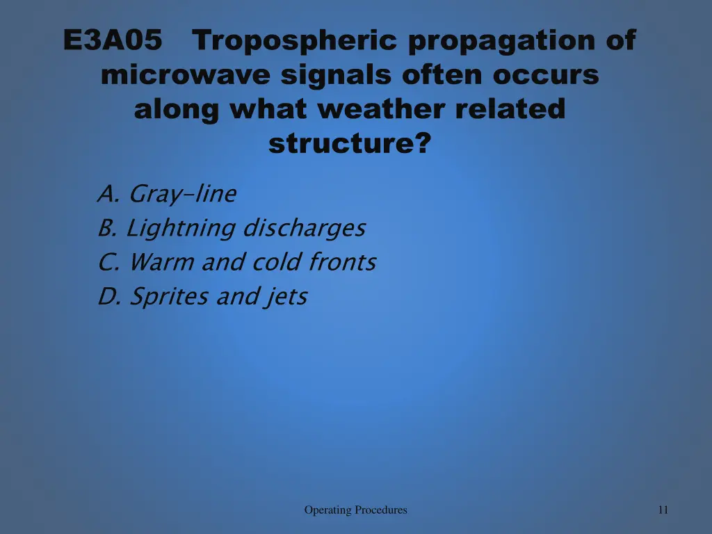 e3a05 tropospheric propagation of microwave