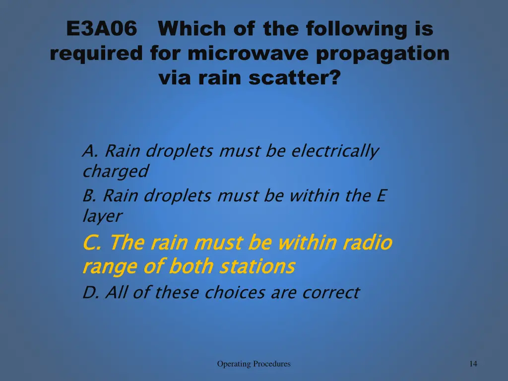 e3a06 which of the following is required 1