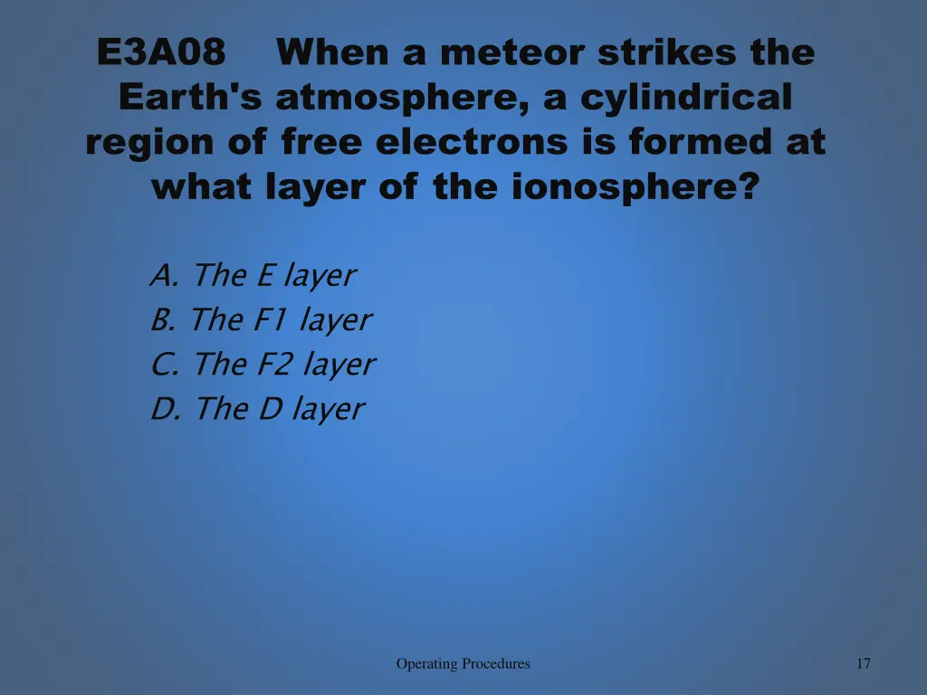 e3a08 when a meteor strikes the earth