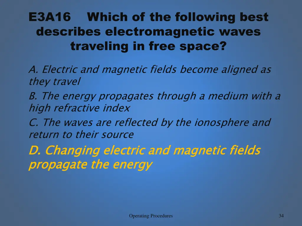 e3a16 which of the following best describes 1