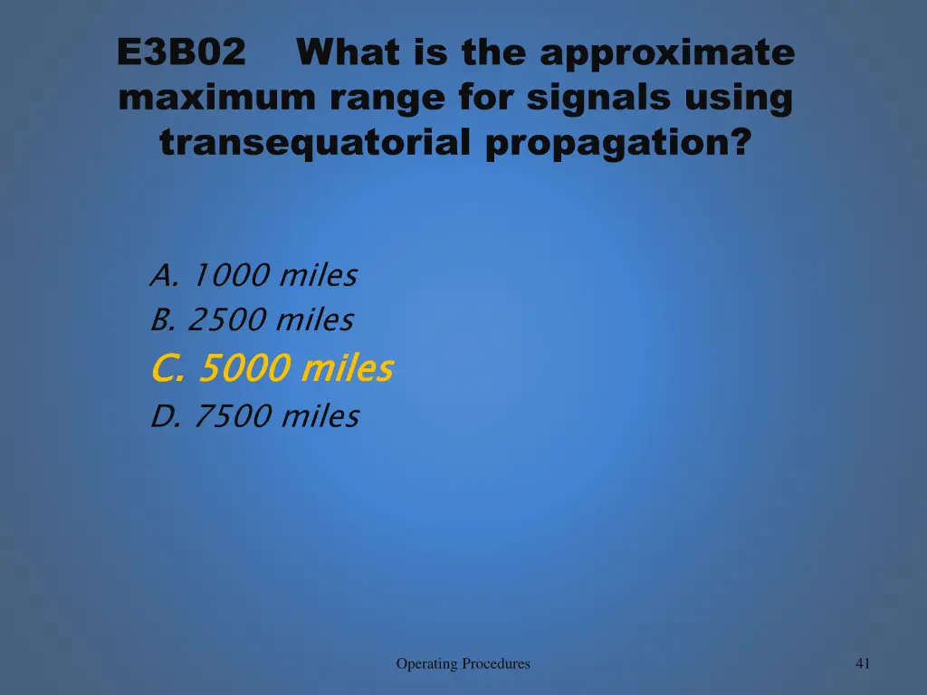 e3b02 what is the approximate maximum range 1