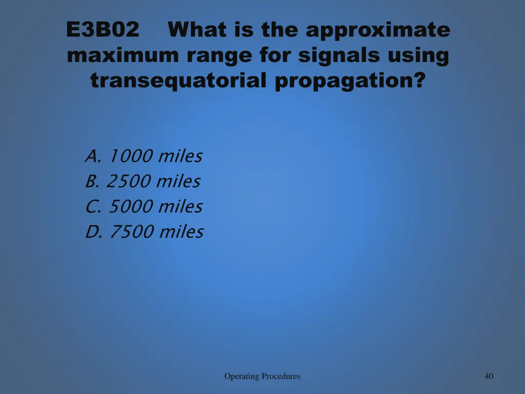 e3b02 what is the approximate maximum range