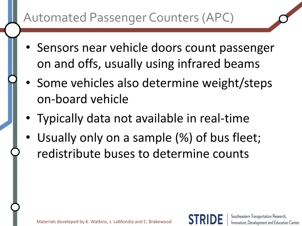 automated passenger counters apc