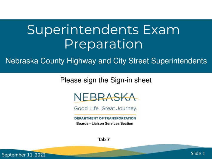 superintendents exam preparation