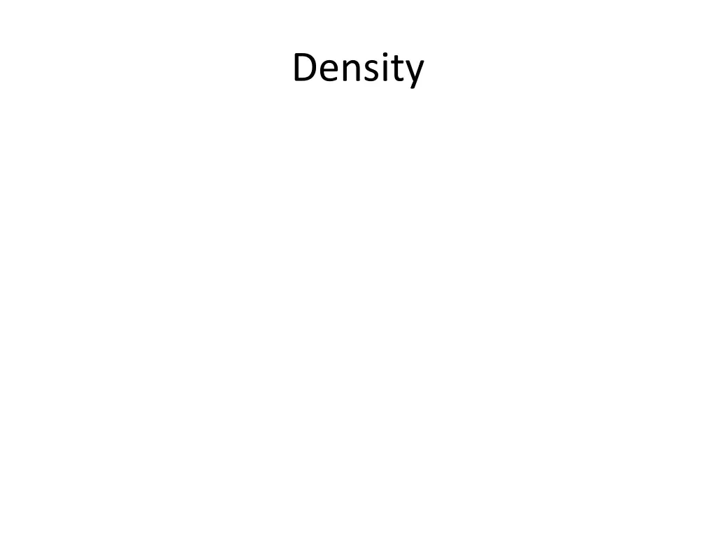 density