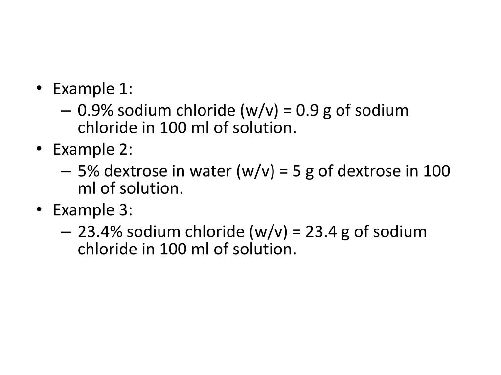 example 1 0 9 sodium chloride w v 0 9 g of sodium