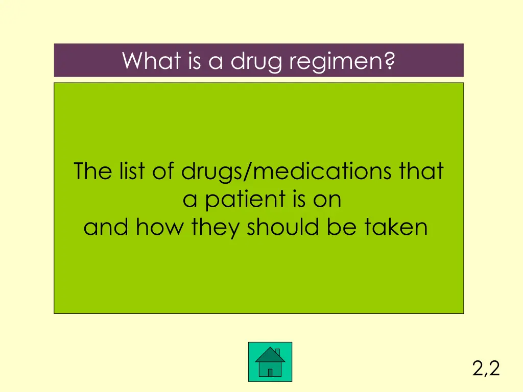 what is a drug regimen