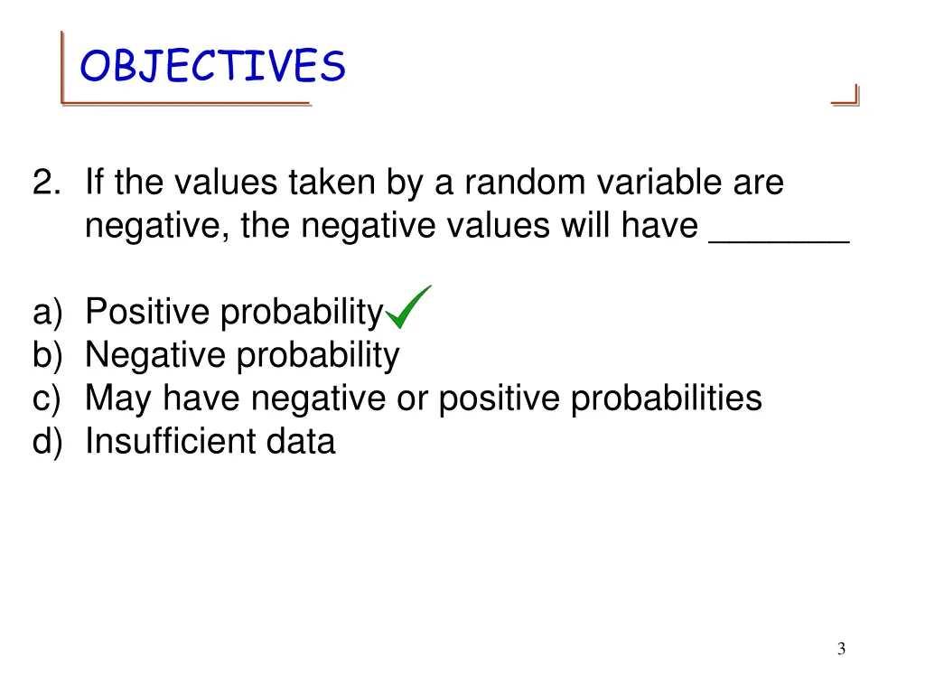 objectives 1