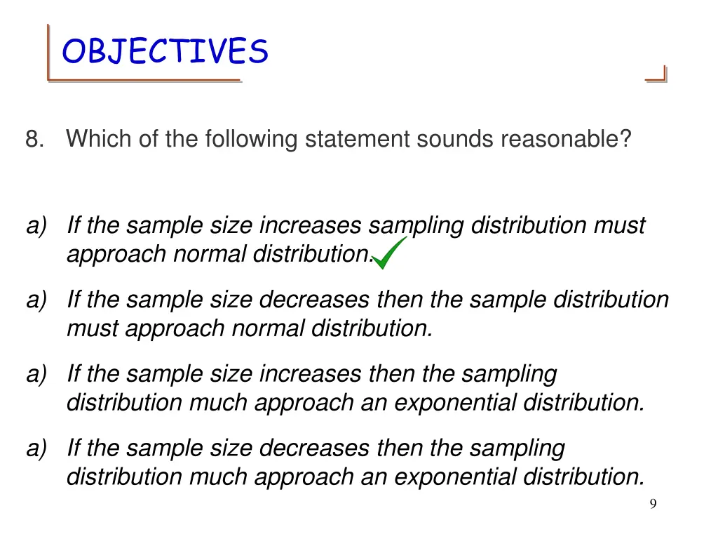 objectives 7