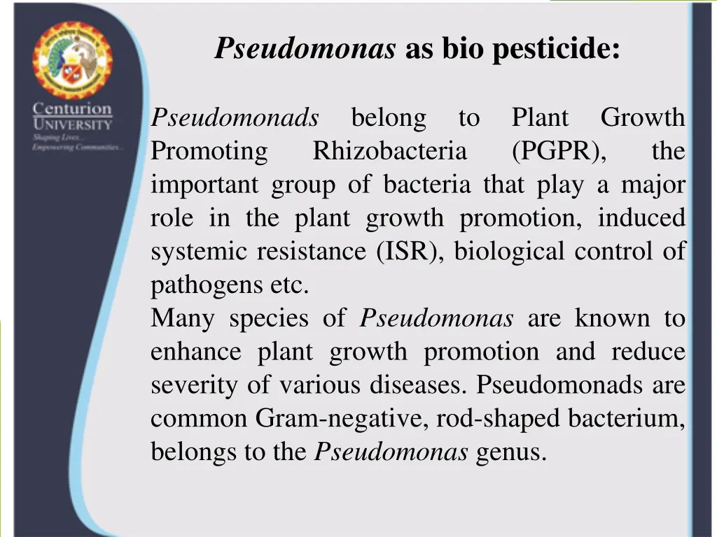 pseudomonas as bio pesticide