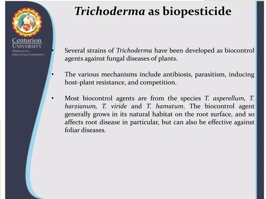 trichoderma as biopesticide