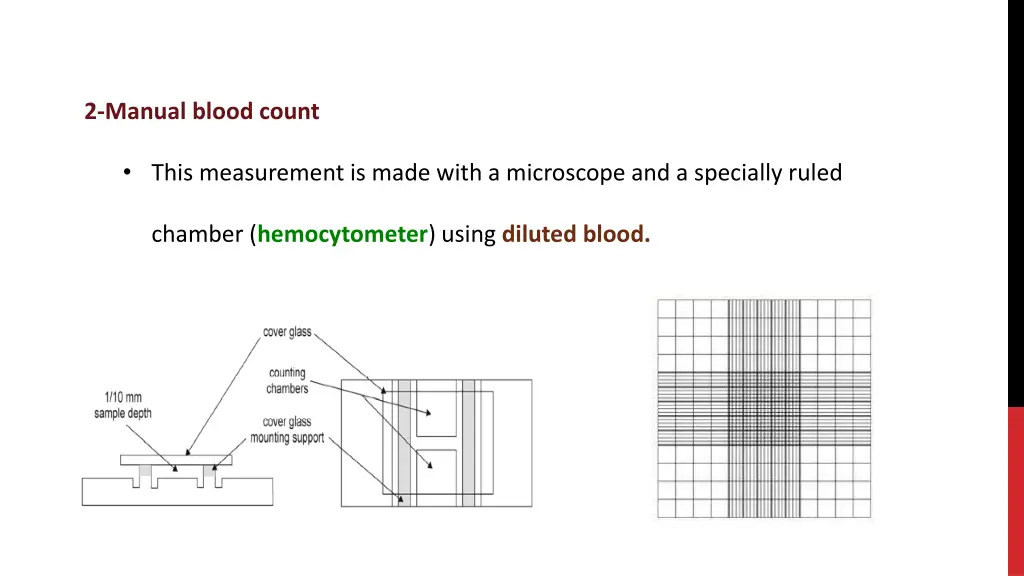 2 manual blood count