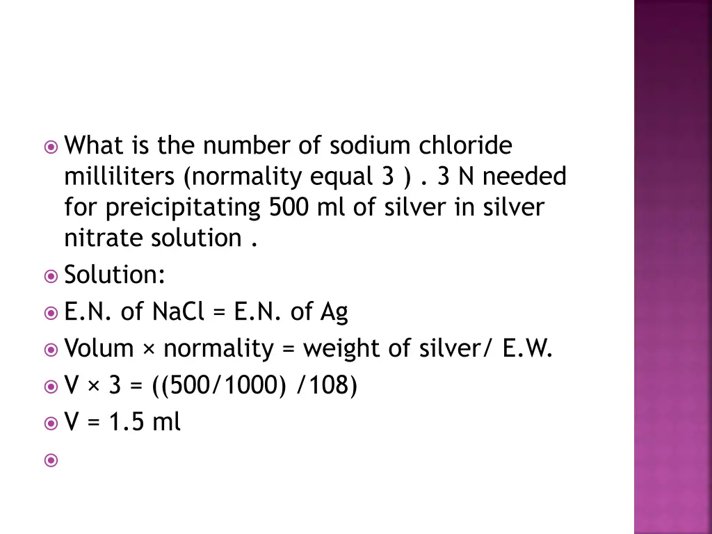 what is the number of sodium chloride milliliters