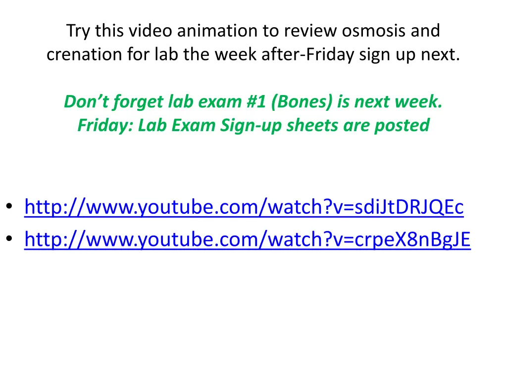 try this video animation to review osmosis