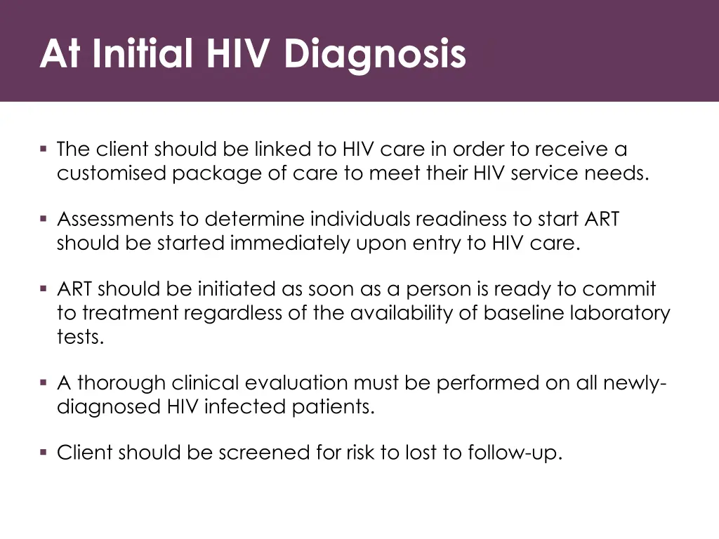 at initial hiv diagnosis 1