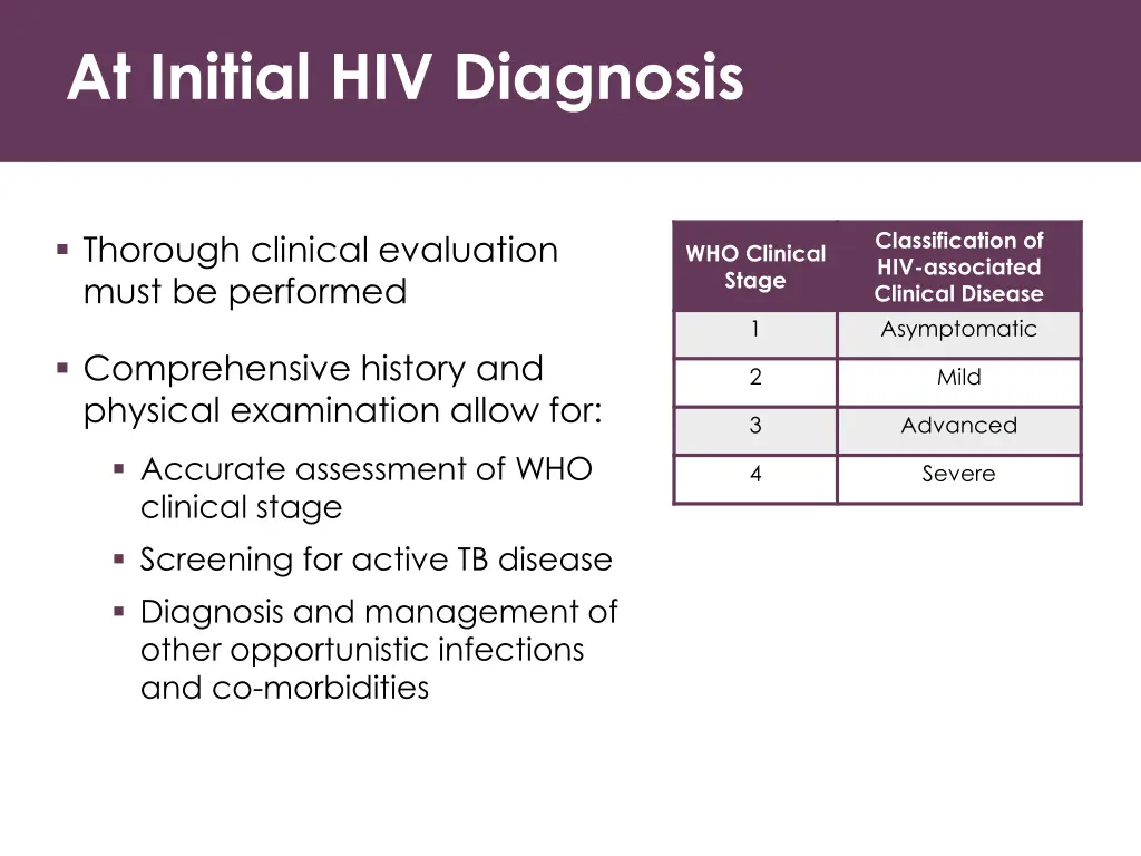 at initial hiv diagnosis 4