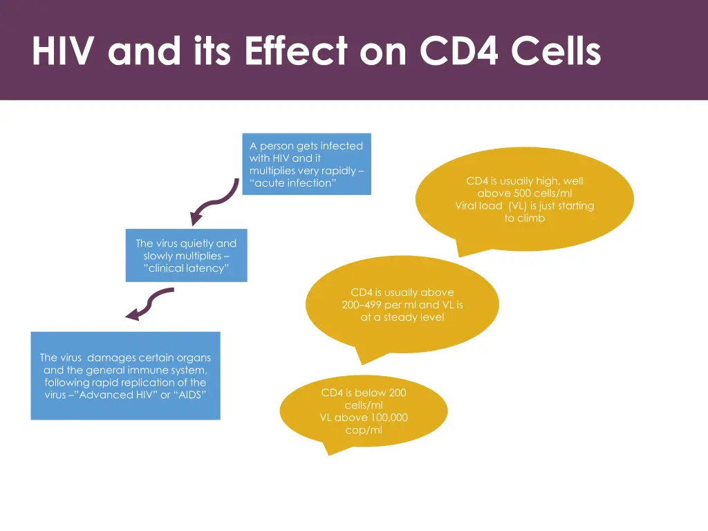 hiv and its effect on cd4 cells