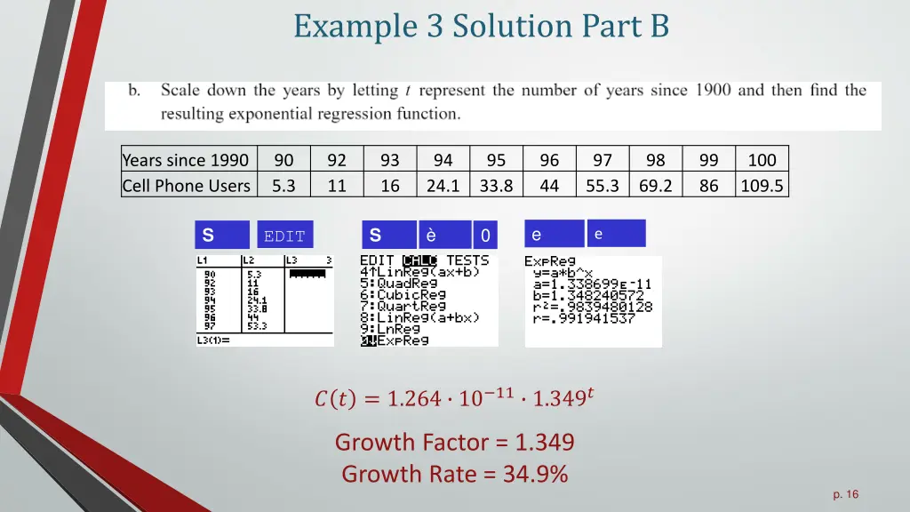 example 3 solution part b