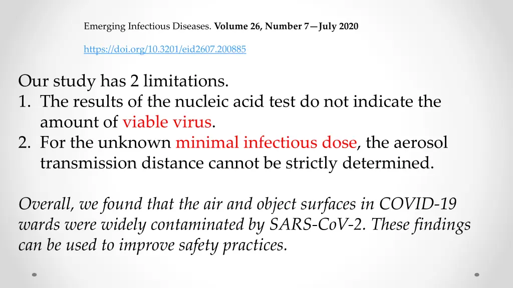 emerging infectious diseases volume 26 number 1