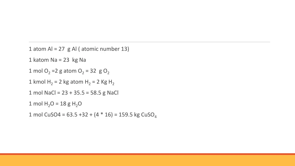 1 atom al 27 g al atomic number 13