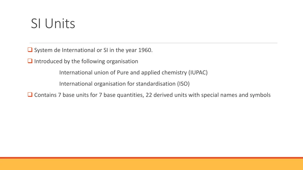 si units