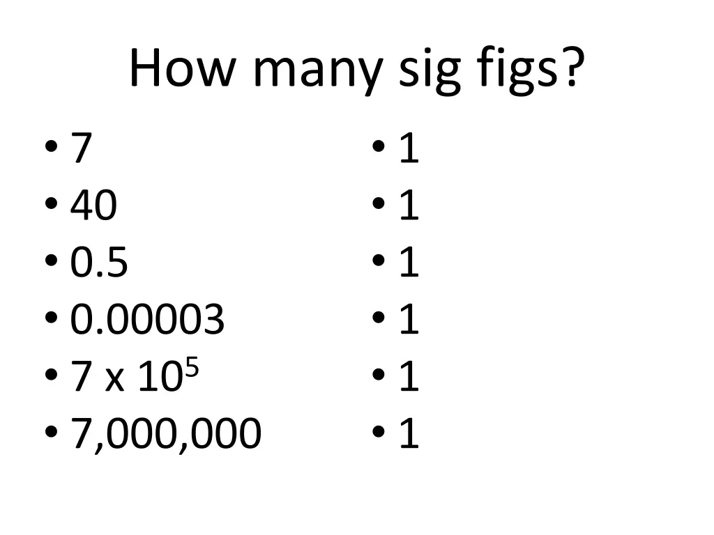 how many sig figs