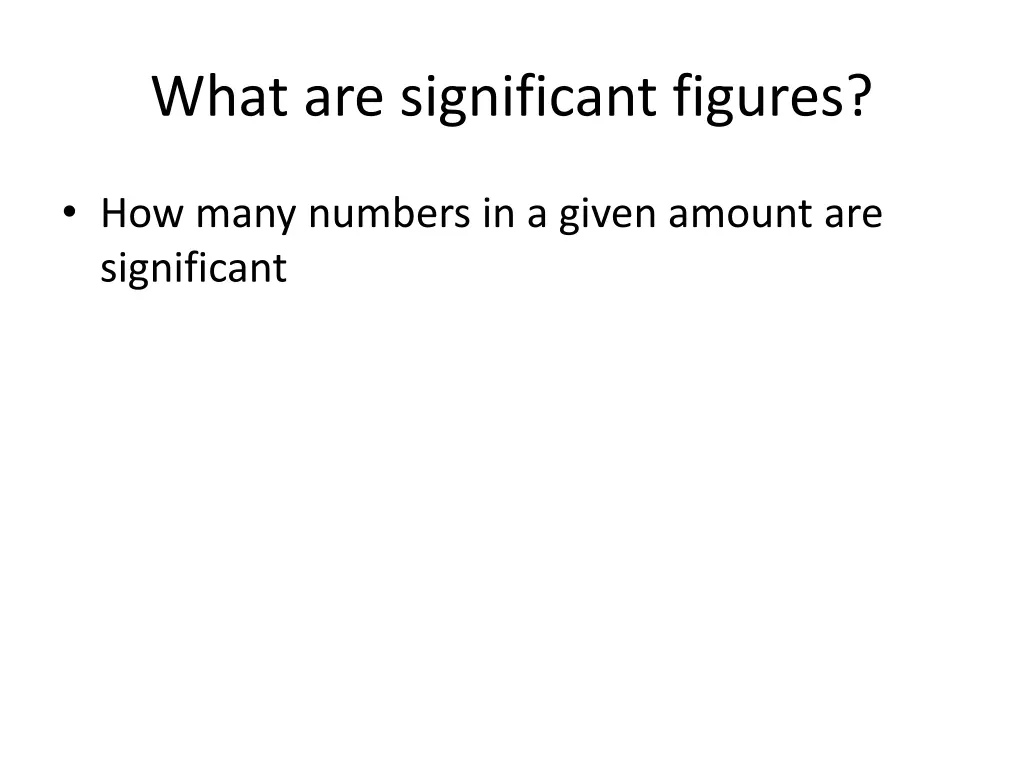 what are significant figures