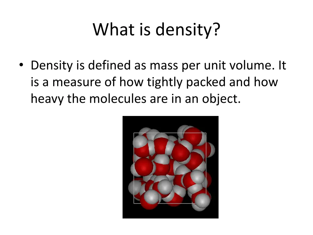 what is density