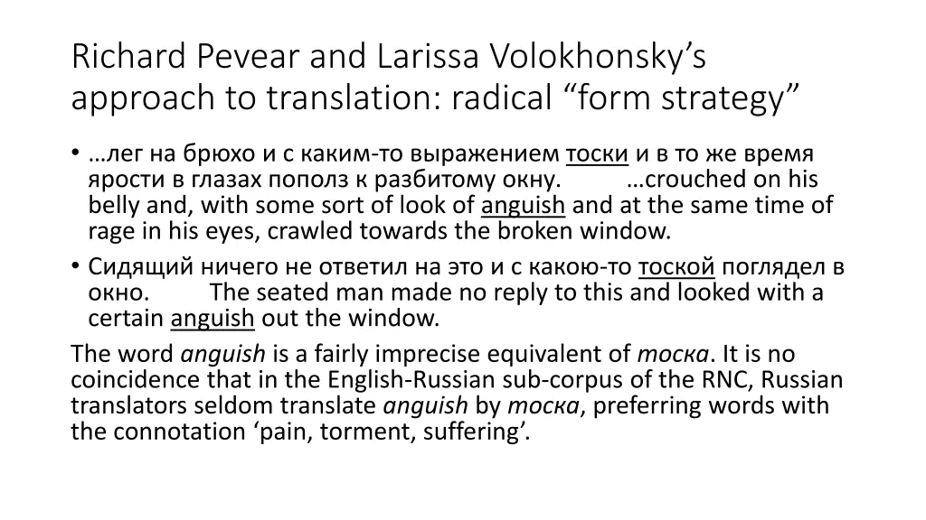 richard pevear and larissa volokhonsky s approach 2