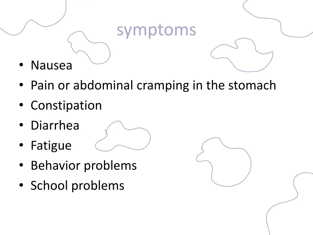 symptoms