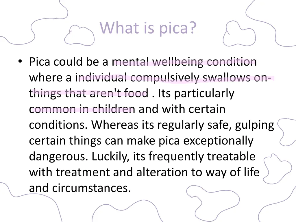 what is pica