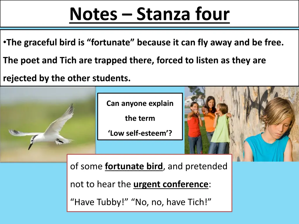 notes stanza four