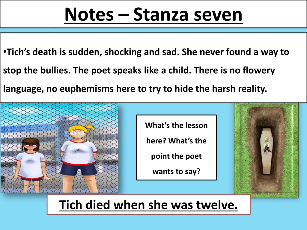 notes stanza seven