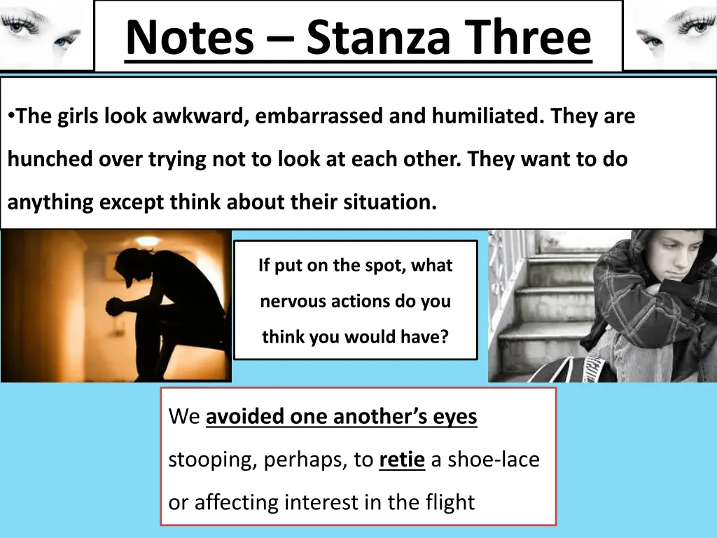 notes stanza three