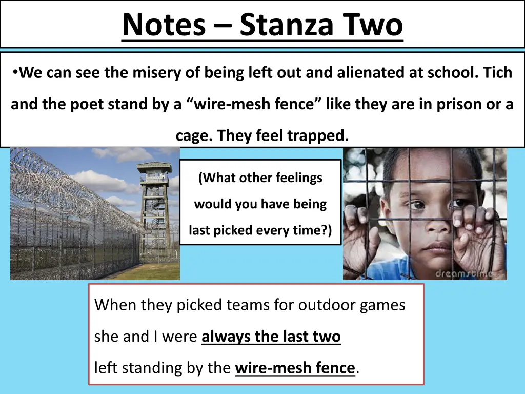 notes stanza two