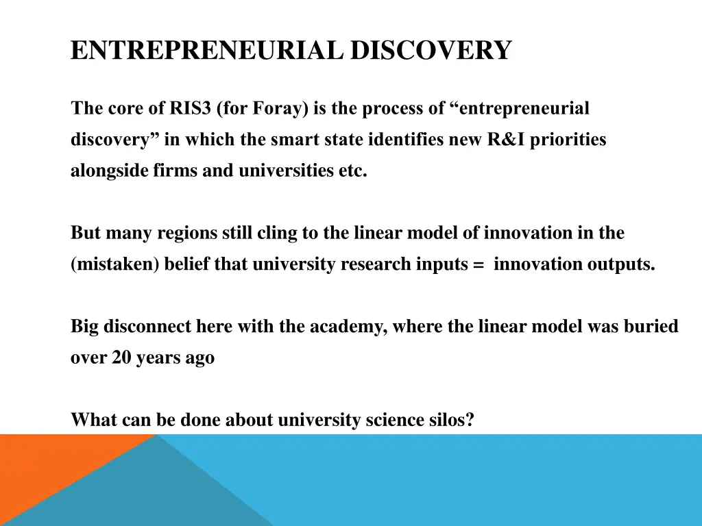 entrepreneurial discovery