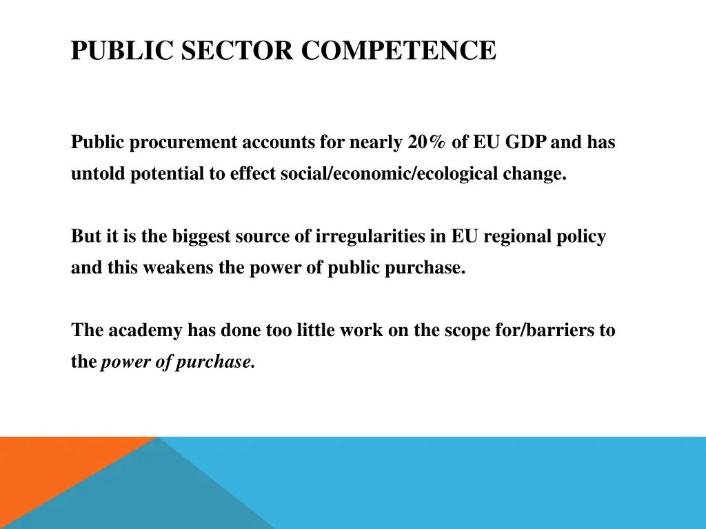 public sector competence