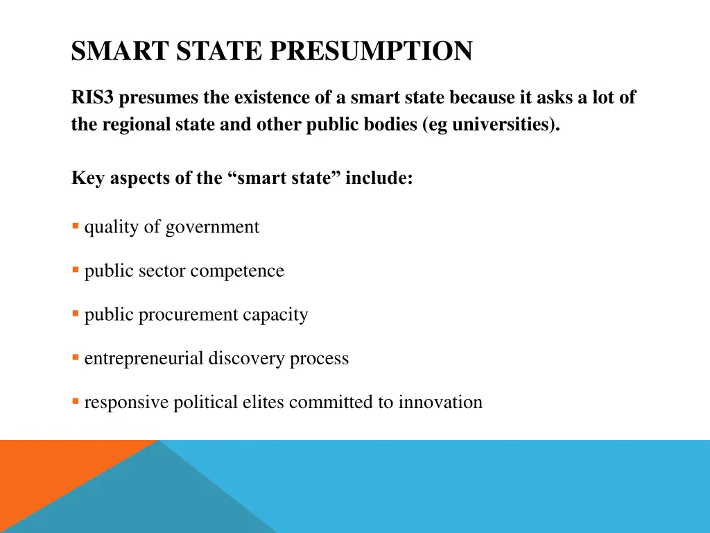 smart state presumption