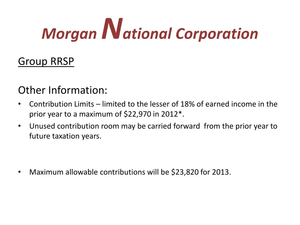 morgan n ational corporation 5