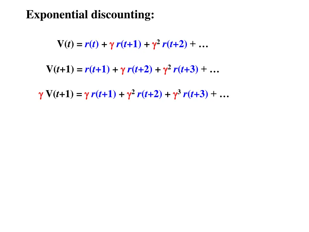 exponential discounting 5