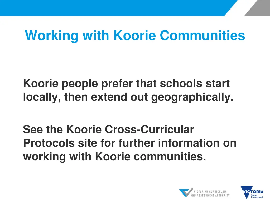 working with koorie communities