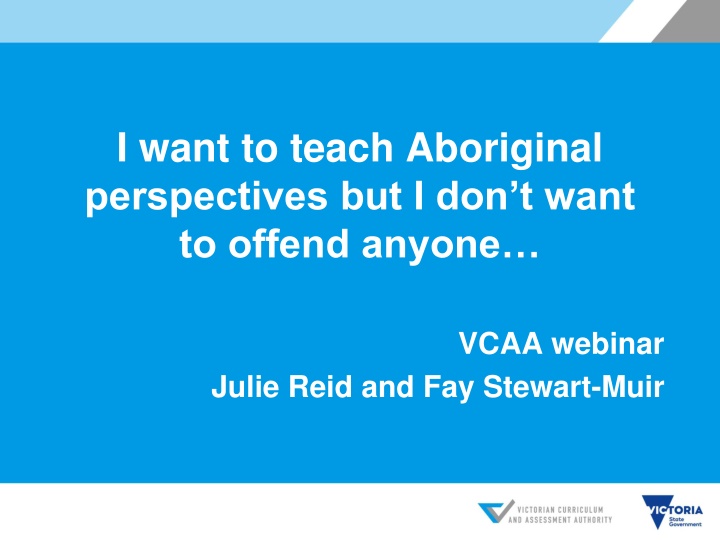 i want to teach aboriginal perspectives