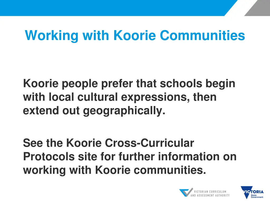 working with koorie communities