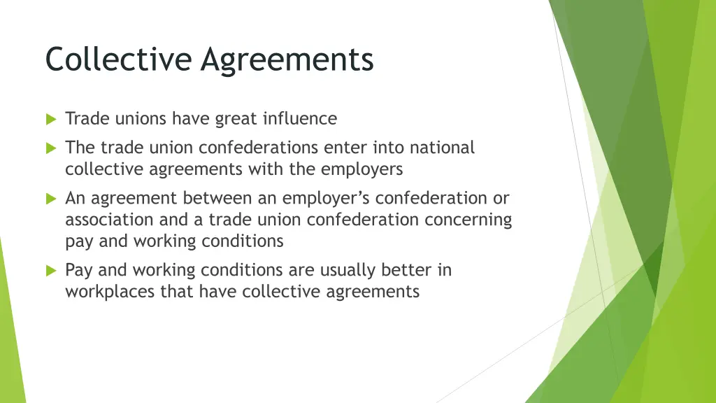 collective agreements