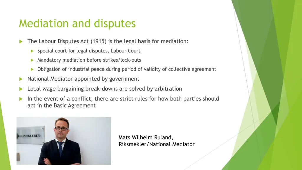 mediation and disputes