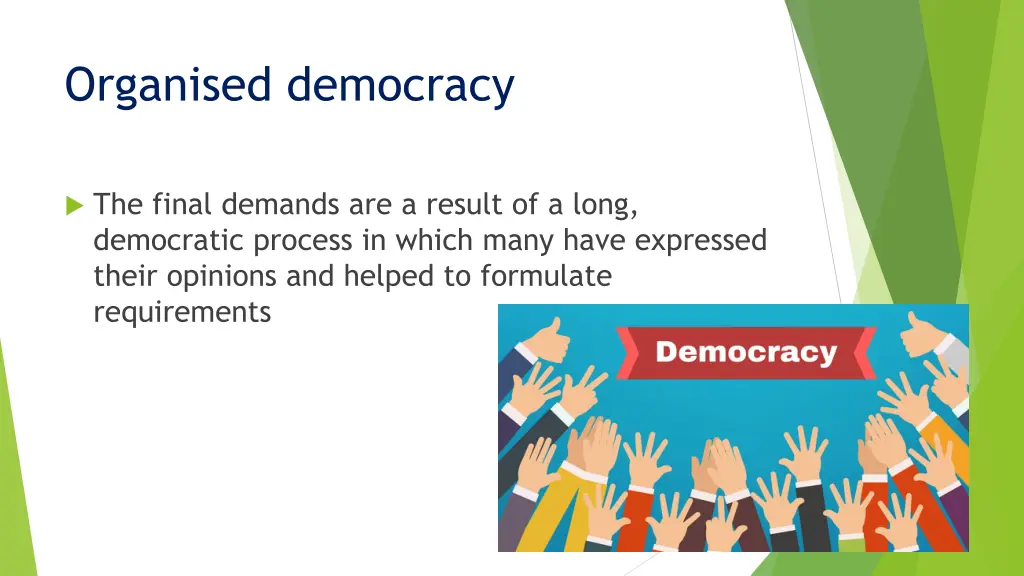 organised democracy