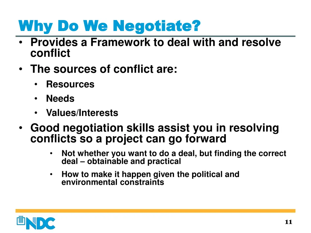 why do we negotiate why do we negotiate provides