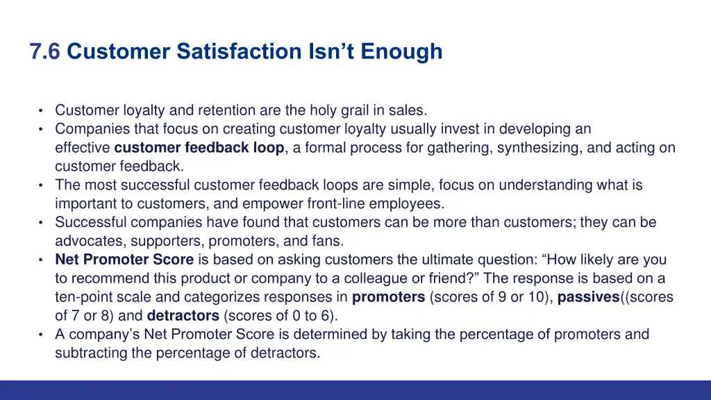 7 6 customer satisfaction isn t enough